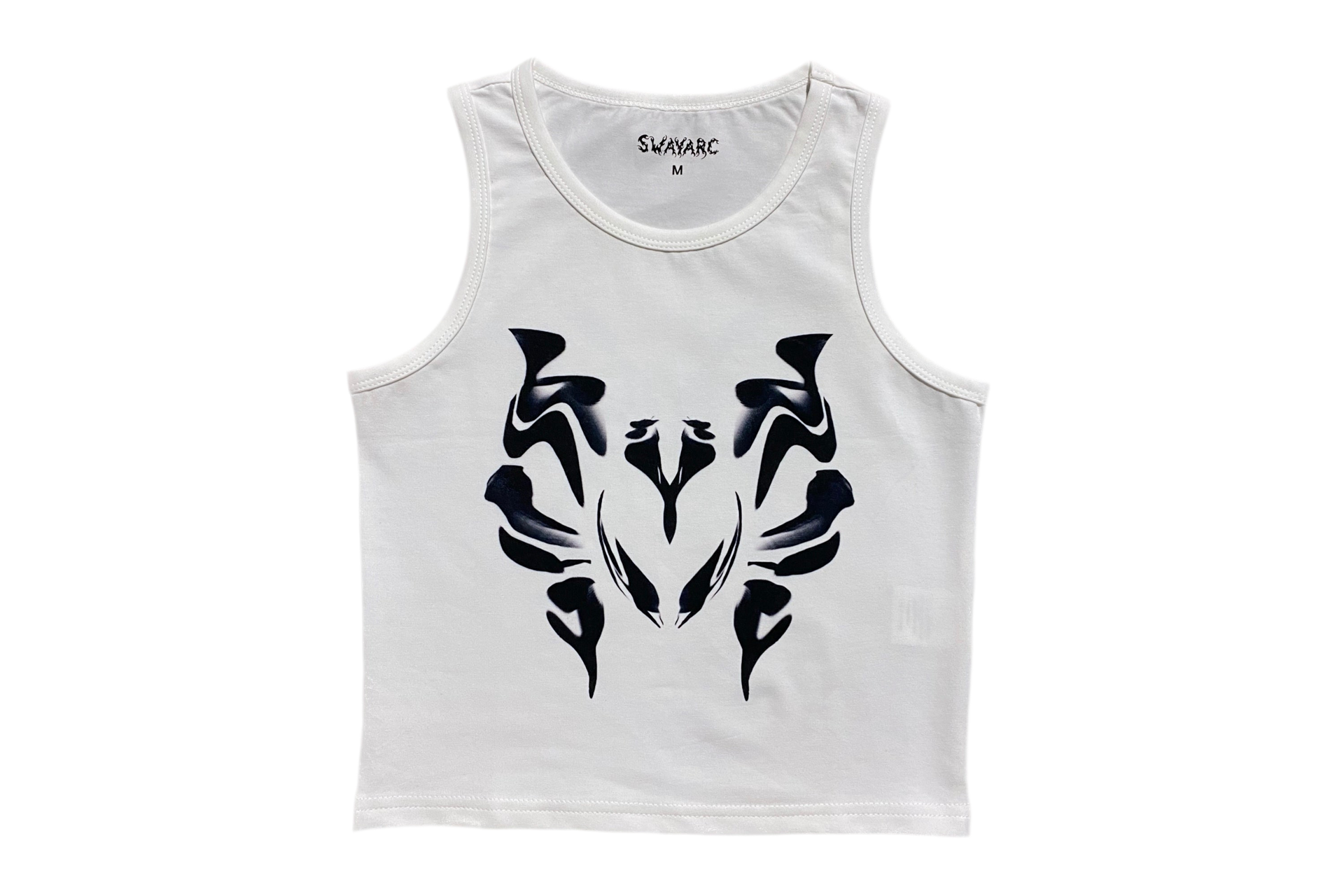 White Blot Inc Crop Top