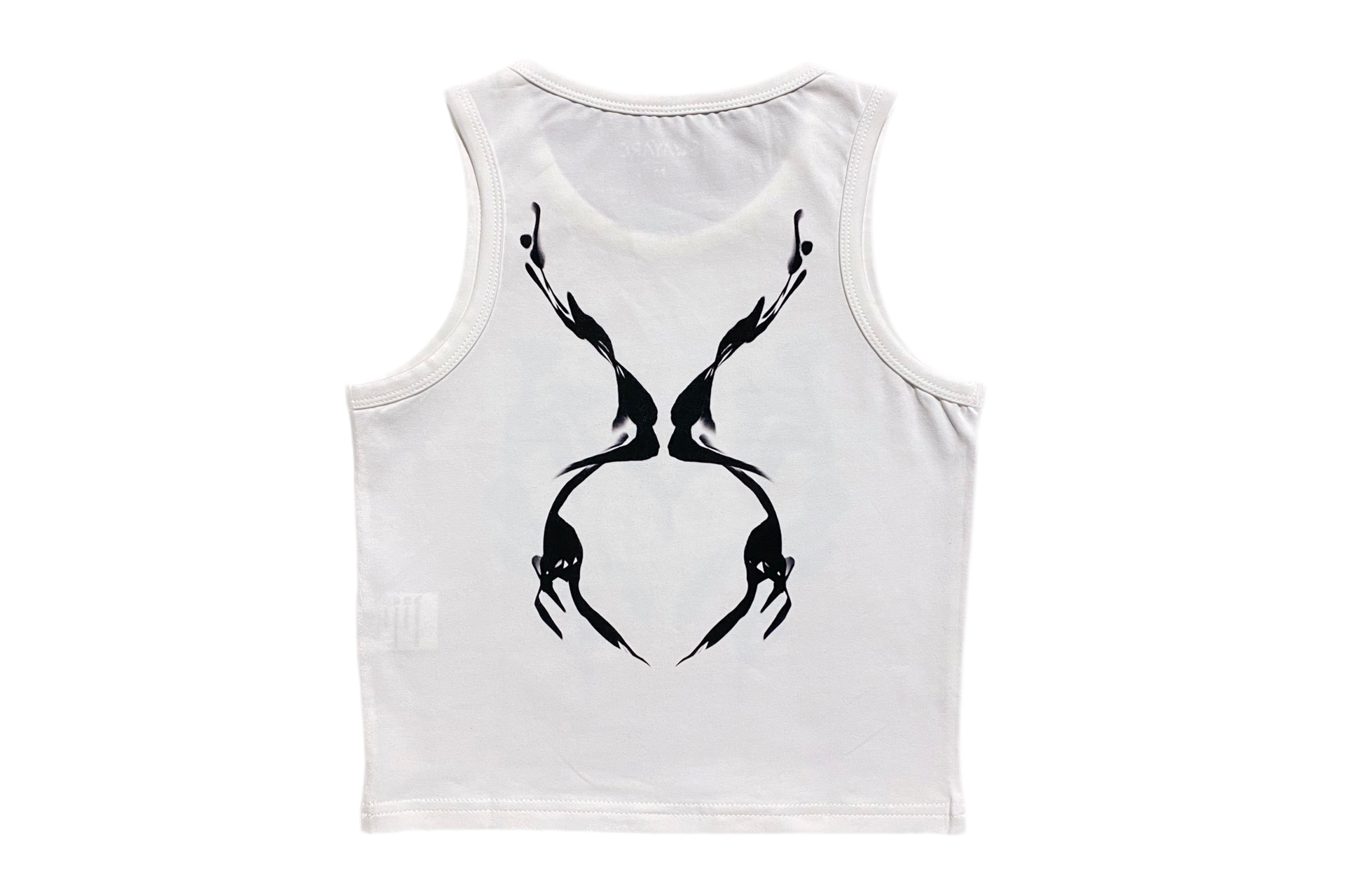 White Blot Inc Crop Top