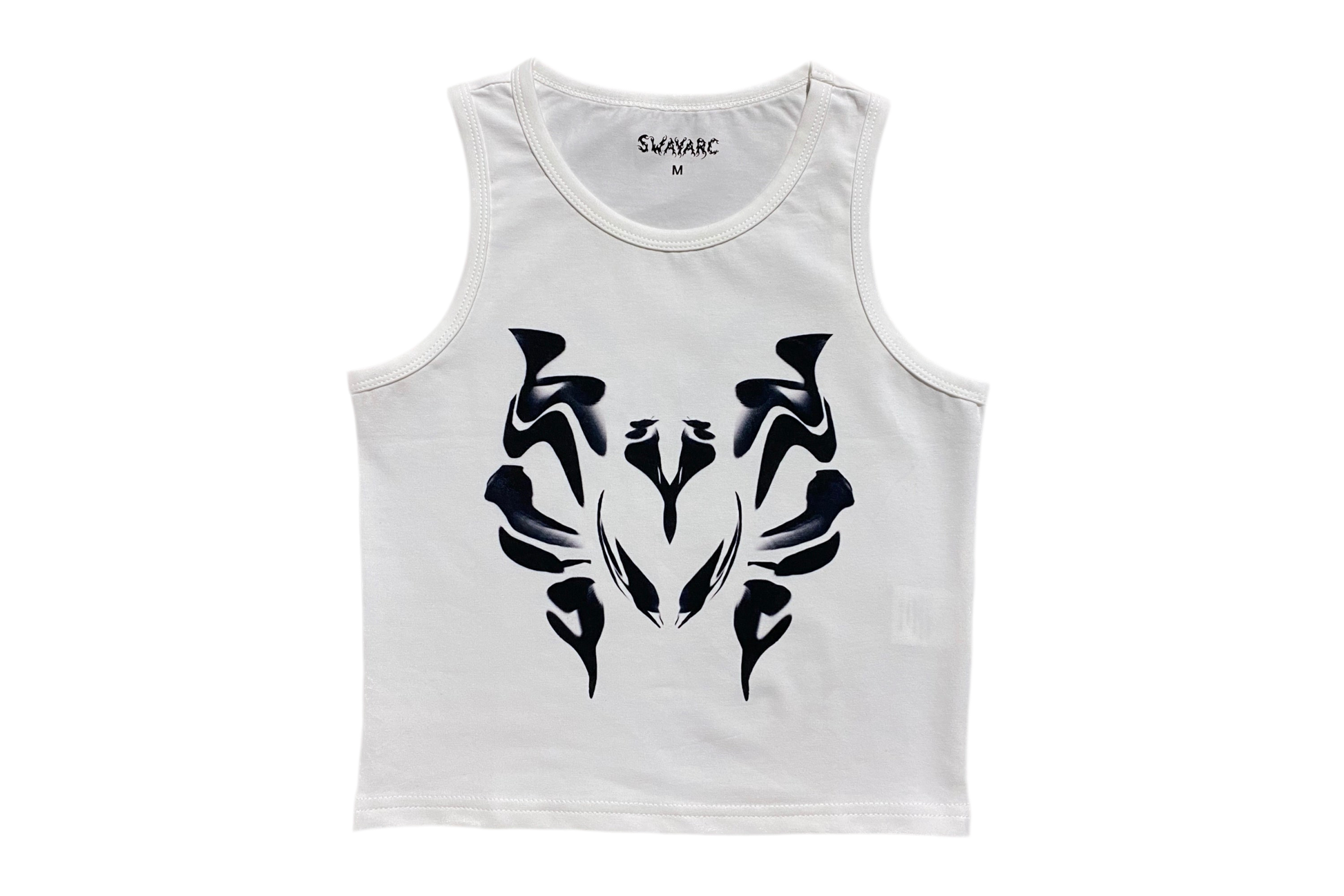White Blot Inc Crop Top
